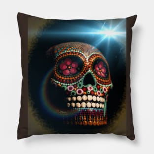 Skull Lights Pillow