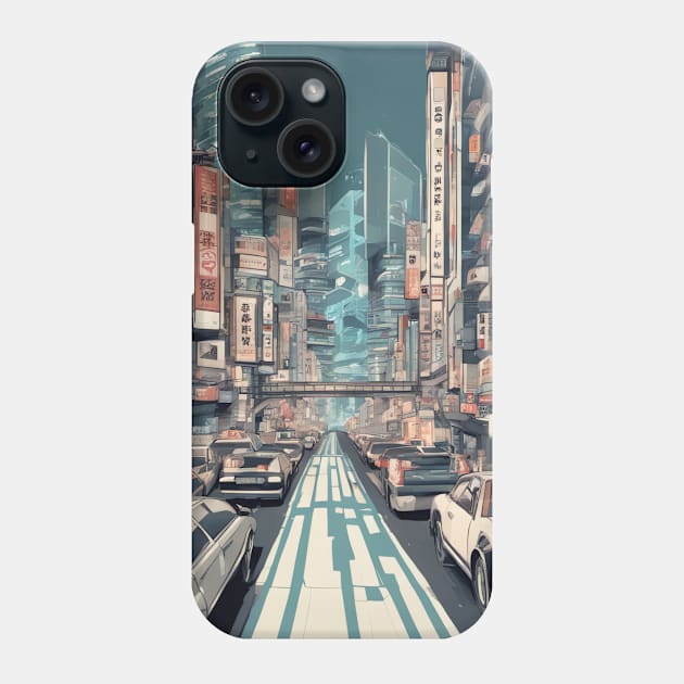 The night streets of Tokyo Phone Case by CreativeSun92