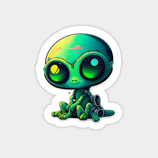 Friendly Alien #2 Magnet