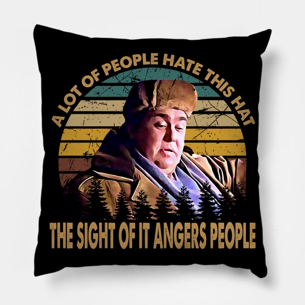 uncle buck retro vintage a lot of people hate this hat art Pillow by LolitaGad