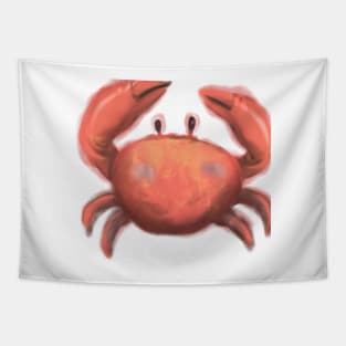 Cute Crab Drawing Tapestry