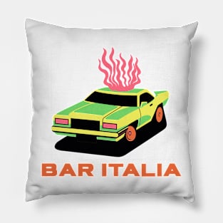 Bar Italia ---- Original Fan Art Design Pillow