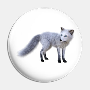 Arctic Fox Pin