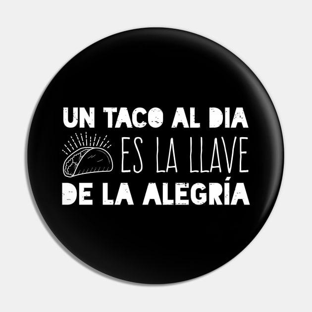 Un taco al día es la llave de la alegría Pin by verde