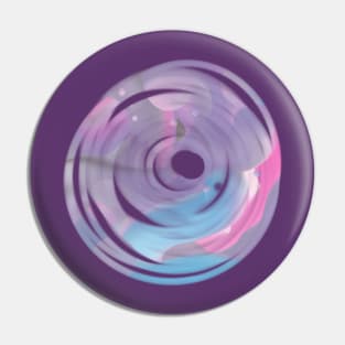 Purple and pink Pastel paint abstract galaxy Pin