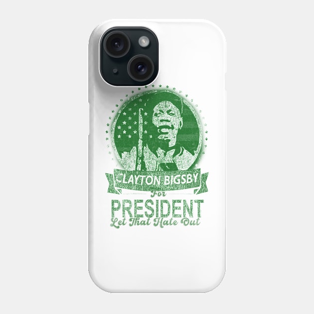 dave chappelle - Clayton Bigsby // Green solid style Phone Case by Loreatees