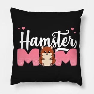 Cute Hamster Mom Gift design Pillow