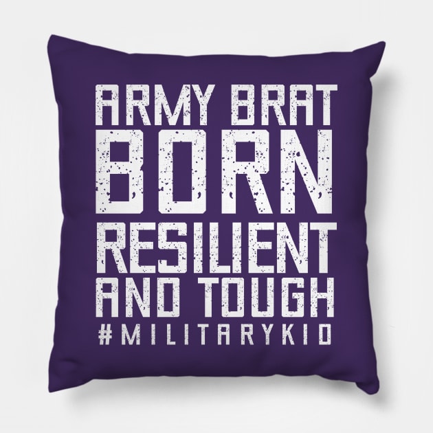 Purple Up For Military Kids - Month of the Military Child 2023 Pillow by PraiseArts 