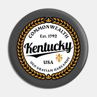 Kentucky Deo Gratiam Habeamus Pin