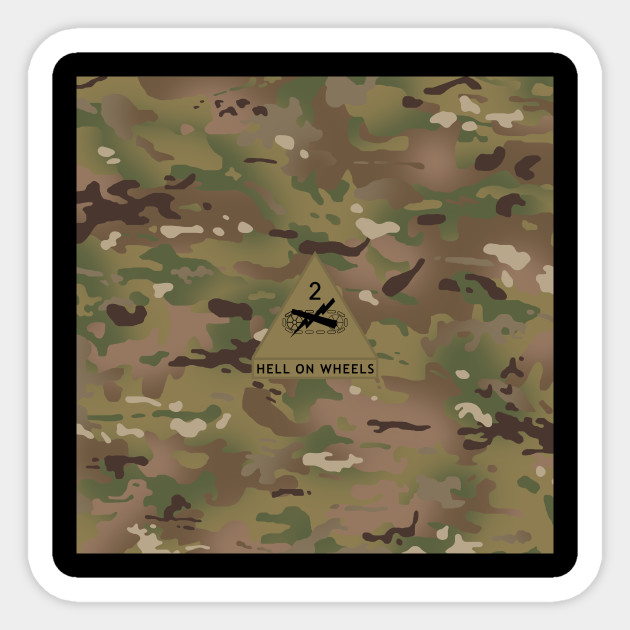 2nd Armored Division 2nd Armored Division Sticker Teepublic