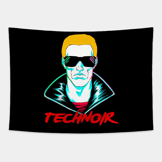 Technoir Tapestry by Pablo Romero Art