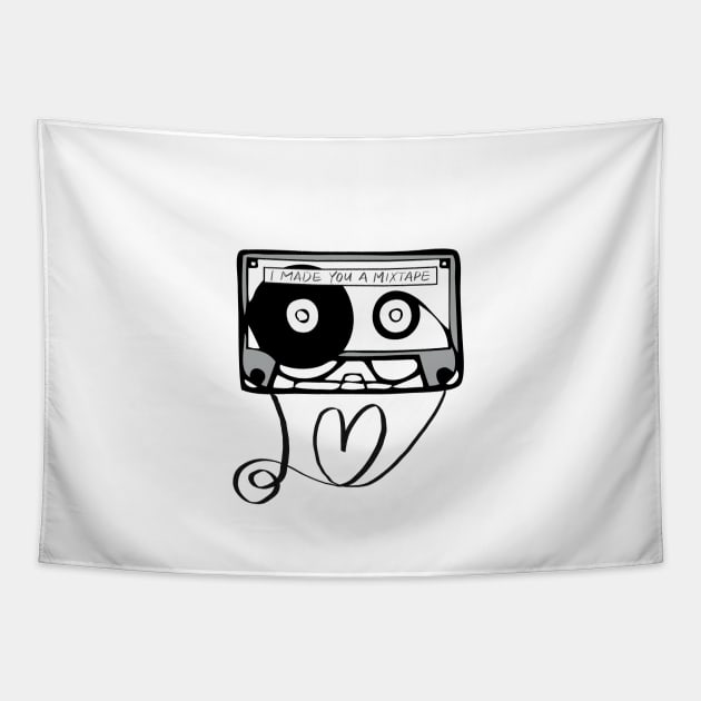 I made you a mixtape Tapestry by SouthPrints