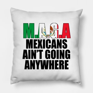 Mexicans-Ain't-Going-Anywhere Pillow