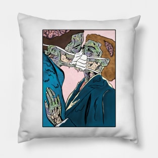 zombie love covid19 mask Pillow