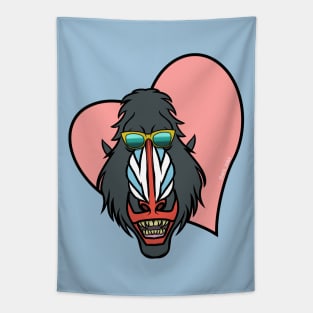 Valentine Mandrill Tapestry