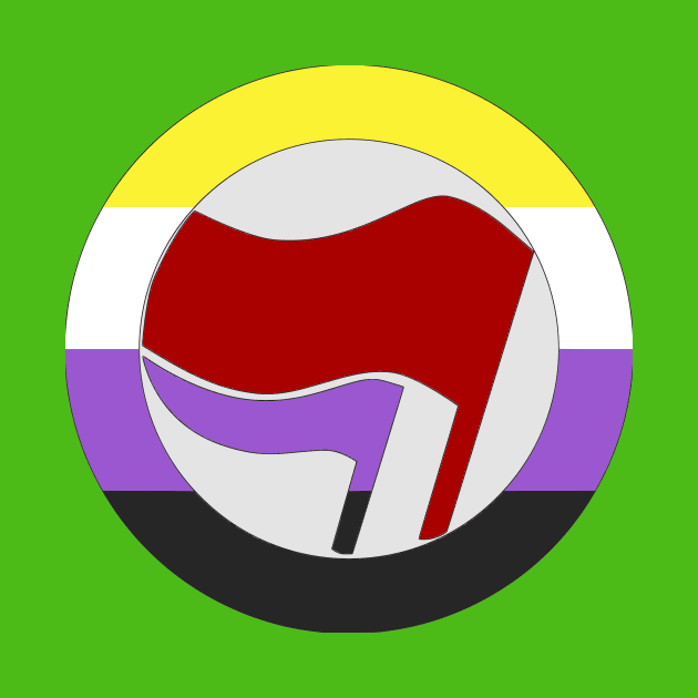 Nonbinary Antifascist Action by dikleyt