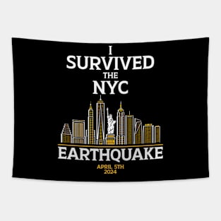 I Survived The NYC Earthquake Tapestry