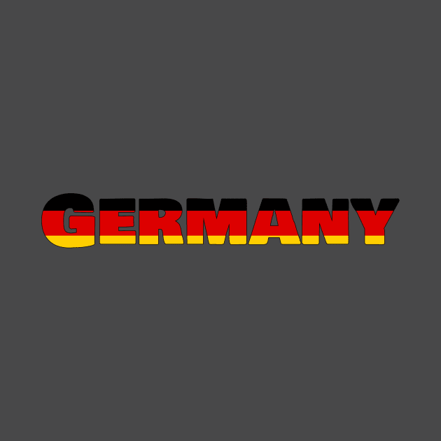 Germany Flag Logo Text by ElevenGraphics