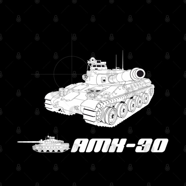 AMX-30 French main battle tank by FAawRay