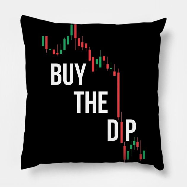 Buy the Dip BTFD Pillow by stuffbyjlim