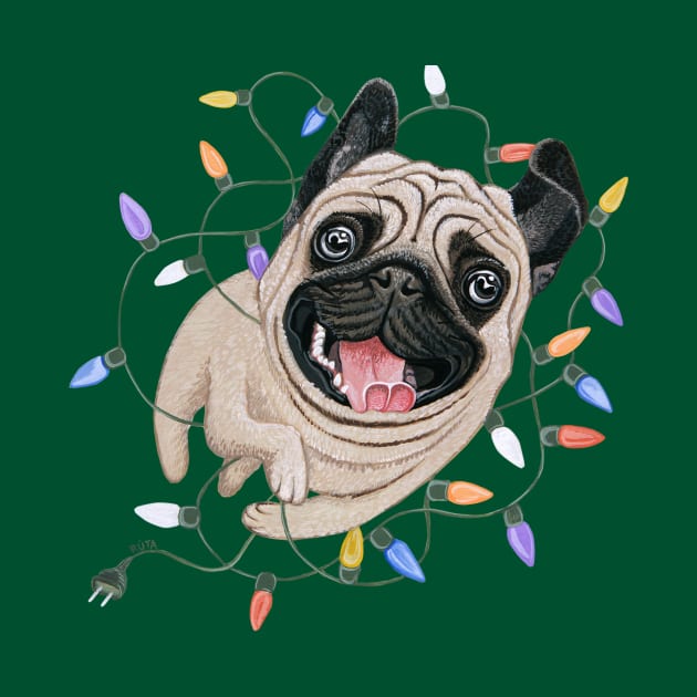 Pug Dog by ruta13art