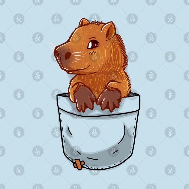 Pocket Cute Capybara by TechraPockets