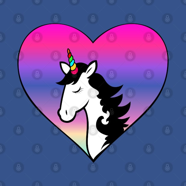 Unicorn Rainbow Sweetheart by snknjak