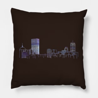 Boston Skyline Pillow