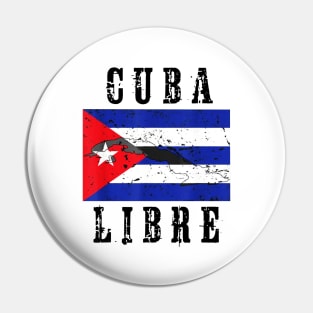 Cuba Libre Cuban Flag Pin