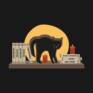 Cat and dark T-Shirt