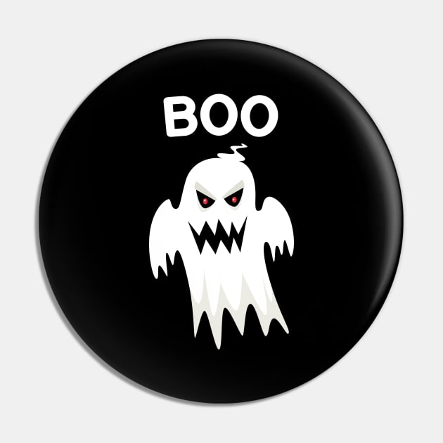 Spooky Halloween Ghost Pin by Foxxy Merch