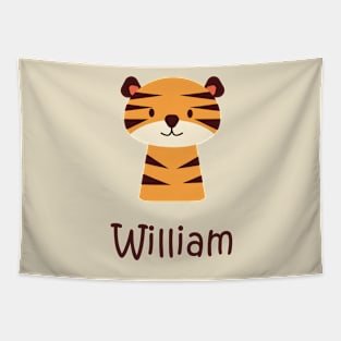 William sticker Tapestry