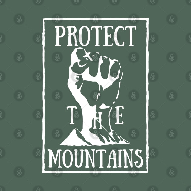 Protect the mountains Framed by High Altitude