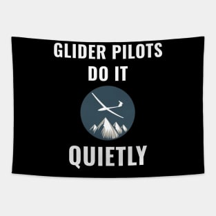 Glider Pilots Do It Quietly Pilot Pilots Tapestry