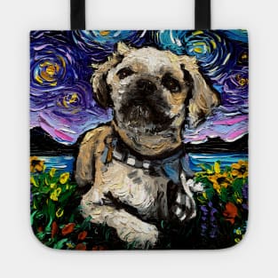 Shih Tzu Night 3 (full image) Tote