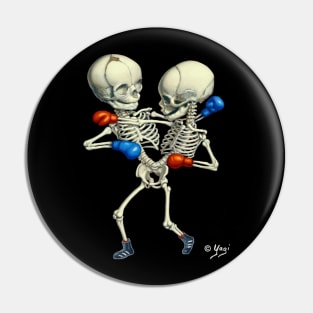 Boxing Twins Pin