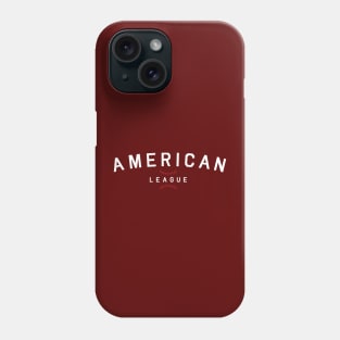 American League Baseball white Phone Case