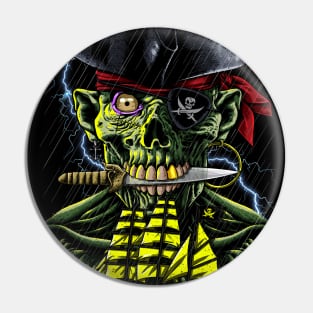 Zombie Pirate Pin