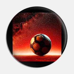 Football in space Pin