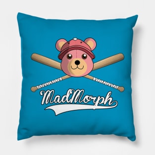 Team Morph - Pink Bear Logo Pillow