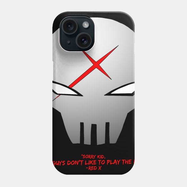 Red X Phone Case by Six Gatsby