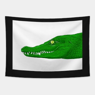 Crocodile Portrait Tapestry