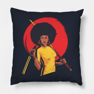 Bloody katana - The Badass Female Samurai Sister Pillow