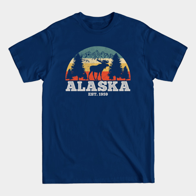 Disover ALASKA EST. 1959 Vintage - Alaska Est 1959 - T-Shirt