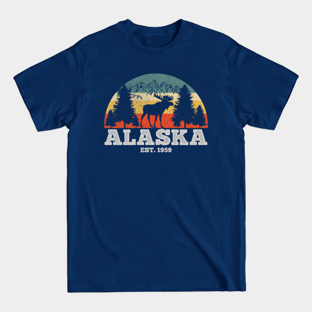 Discover ALASKA EST. 1959 Vintage - Alaska Est 1959 - T-Shirt