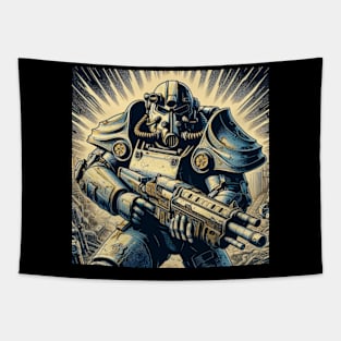 Brotherhood off steel blue version Tapestry