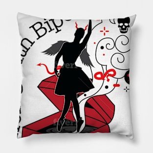 Dancer..Dancing with Bipolar logo2 Pillow