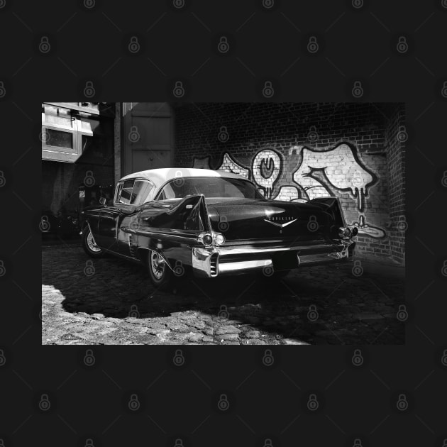 Cadillac, black white by hottehue