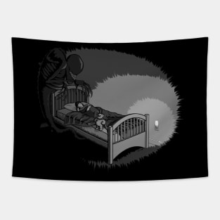 Monster Under the Bed Tapestry