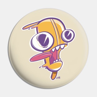 Screaming Popsicle: Creamsicle Pin